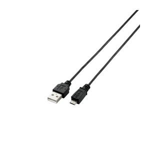 (まとめ)エレコム 極細Micro-USB(A-MicroB)ケーブル MPA-AMBXLP10BK【×5セット】