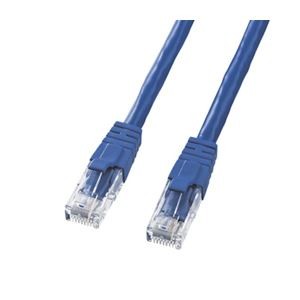 (まとめ)サンワサプライ カテゴリ6UTPクロスケーブル KB-T6L-05BLCK【×3セット】