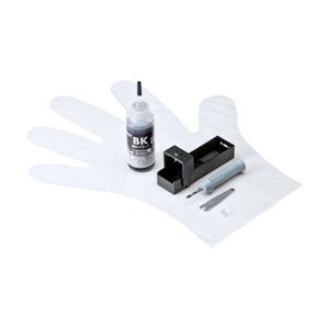 (まとめ)サンワサプライ 詰め替えインクBCI-350PGBK用 INK-C350B30S【×5セット】