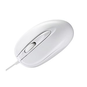 (まとめ)サンワサプライ 有線レーザーマウス MA-LS23W【×2セット】