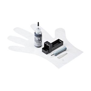 (まとめ)サンワサプライ 詰め替えインクBCI-351GY用 INK-C351G30S【×5セット】