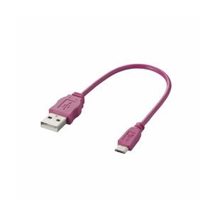 (まとめ)エレコム Micro-USB(A-MicroB)ケーブル MPA-AMBCL02PN【×5セット】