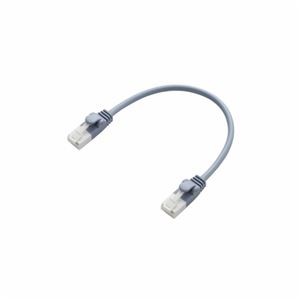 (まとめ)エレコム ツメ折れ防止やわらかLANケーブルCat6準拠 LD-GPYT/BU015【×10セット】