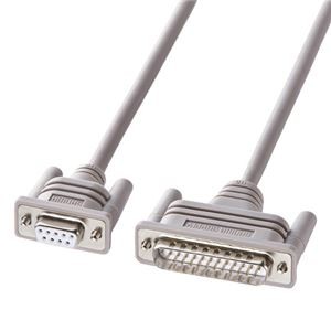 (まとめ)サンワサプライ エコRS-232Cケーブル KR-EC925CR2【×2セット】