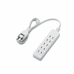 (まとめ)エレコム 電源タップ T-S02-2610WH【×3セット】