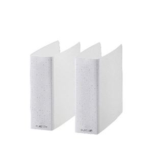 (まとめ)エレコム DVD・CD不織布ケース専用ファイル(2冊入り) CCD-B01WCR【×10セット】