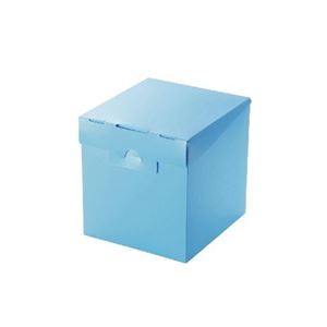 (まとめ)エレコム 組立式メディアケース収納ボックス CCD-MB01BU【×10セット】