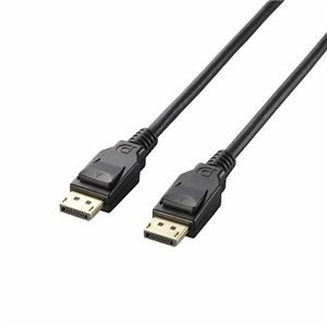 (まとめ)エレコム DisplayPort(TM)ケーブル CAC-DP1210BK【×2セット】