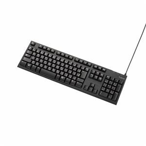 （まとめ）エレコム PS4向け有線キーボード GM-TKFCM062BK【×2セット】