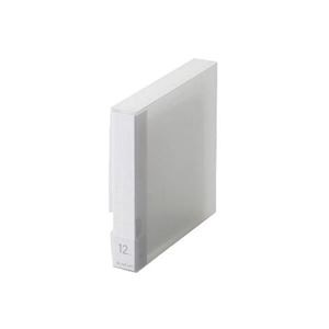 (まとめ)エレコム DVD/CD用ディスクファイル 12枚収納 CCD-FS12CR【×10セット】