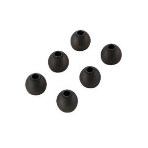 (まとめ)エレコム スペアイヤーキャップ EHP-CAP20LBK【×5セット】