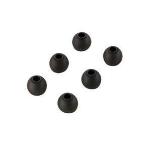 (まとめ)エレコム スペアイヤーキャップ EHP-CAP20MBK【×5セット】