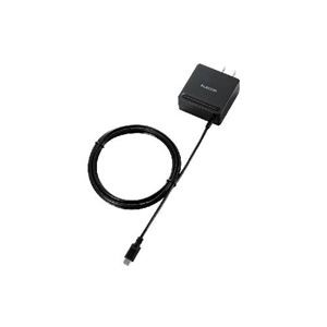 (まとめ)エレコム スマートフォン・タブレット用充電器(ケーブル一体タイプ) MPA-ACMBC151BK【×3セット】