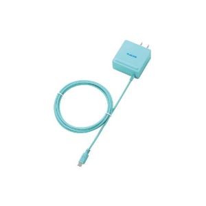 (まとめ)エレコム スマートフォン・タブレット用充電器(ケーブル一体タイプ) MPA-ACMBC151BU【×3セット】