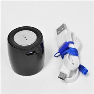 (まとめ)Libra ミニBluetoothスピーカー LBR-SP11BK【×2セット】