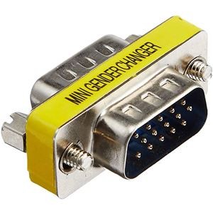 （まとめ）変換名人 変換プラグ VGA（オス）→VGA（オス）中継 VGAA-VGAAN【×20セット】