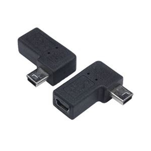 (まとめ)変換名人 変換プラグ USB mini5pin 右L型(フル結線) USBM5-RLF【×20セット】