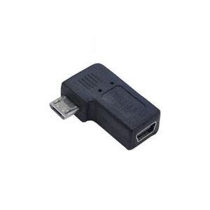 (まとめ)変換名人 変換プラグ USB mini5pin→microUSB 左L型 USBM5-MCLLF【×20セット】