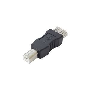(まとめ)変換名人 変換プラグ USB A(メス)→USB B(オス) USBAB-BA【×20セット】