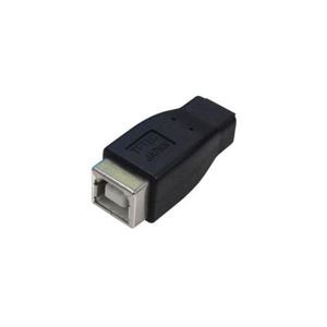 (まとめ)変換名人 変換プラグ USB B(メス)→miniUSB(メス) USBBB-M5B【×10セット】