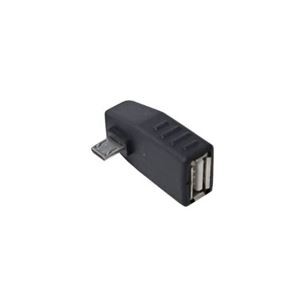 (まとめ)変換名人 変換プラグ microHOST 左L型 USBMCH-LL【×20セット】