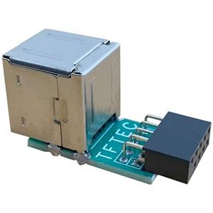 (まとめ)変換名人 M/B アクセサリー ピンヘッダ用 USBコネクタ MB-USB2【×10セット】