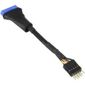 (まとめ)変換名人 M/B USB変換 USB3.0(20p) to 2.0(10p) MB-USB3/2【×10セット】