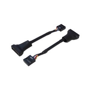 (まとめ)変換名人 M/B USB変換 USB2.0(10p) to 3.0(20p) MB-USB2/3【×10セット】