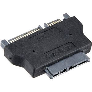 (まとめ)変換名人 SATAドライブ変換 slim SATA-SATA ドライブ SATASL-SATA【×5セット】