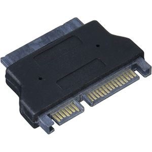 (まとめ)変換名人 SATAドライブ変換 microSATA-SATA ドライブ SATAMI-SATA【×5セット】