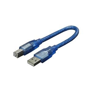 (まとめ)変換名人 ケーブル USB A(オス)→USB B(オス) USBA-B/CA20【×20セット】