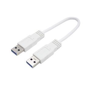 (まとめ)変換名人 USB3.0ケーブル A-A 20 ストレート結線 USB3A-A/CA20【×10セット】