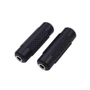 (まとめ)変換名人 AVプラグ 3.5mm(メス) to 3.5mm(メス)ステレオ AV/35J-35JS(2P)【×20セット】