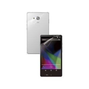 (まとめ)エレコム docomo SH-04G用防指紋反射防止・背面付き PD-SH04GFLFTW【×5セット】