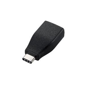 (まとめ)エレコム Type-C変換アダプタ USB3-AFCMADBK【×2セット】