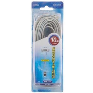 (まとめ)オーム電機 スピーカーケーブル AUD-3085S AUD-3085S【×3セット】