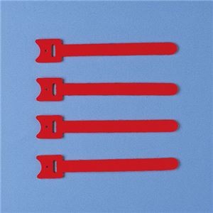 (まとめ)サンワサプライ ケーブルタイ(面ファスナー) CA-MF1RN【×10セット】