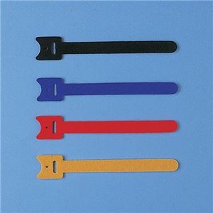 (まとめ)サンワサプライ ケーブルタイ(面ファスナー) CA-MF1SETN【×10セット】