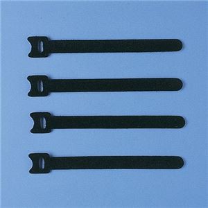 (まとめ)サンワサプライ ケーブルタイ(面ファスナー) CA-MF2KN【×10セット】