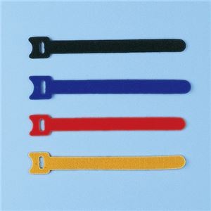 (まとめ)サンワサプライ ケーブルタイ(面ファスナー) CA-MF2SETN【×10セット】