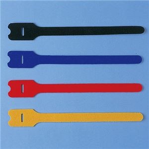 (まとめ)サンワサプライ ケーブルタイ(面ファスナー) CA-MF3SETN【×10セット】