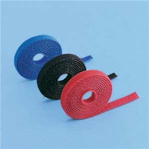 (まとめ)サンワサプライ ケーブルタイ(面ファスナー) CA-MF4SETN【×10セット】