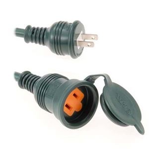 (まとめ)オーム電機 作業用延長コード 防雨型/フタ付 15A 5m TAC051-15EX【×3セット】