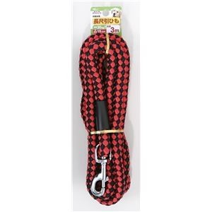 ターキー DSペットプラスリード3m15 赤＆黒 【ペット用品】