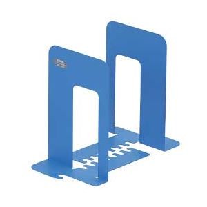 （業務用セット） カール システムキーブックエンド 2枚組 ブルー 【×5セット】