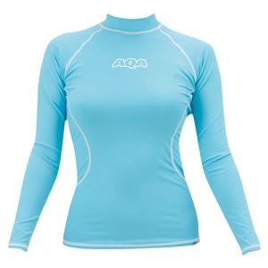 AQA（アクア） UV DRY ラッシュガード ロングレディースIII KW4449A ライトブルーM