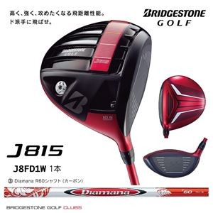 ブリヂストンゴルフ ドライバー J815 Dr DiamanaR60 S