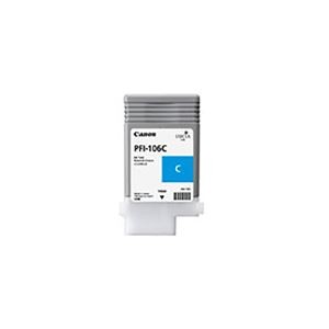 【純正品】 Canon キャノン インクカートリッジ/トナーカートリッジ 【6622B001 PFI-106C シアン】