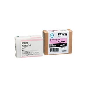 【純正品】 EPSON エプソン インクカートリッジ 【ICLM48 ライトマゼンタ】
