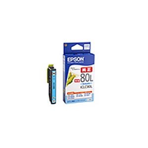 【 純正品 】 EPSON エプソン インクカートリッジ/トナーカートリッジ 【ICLC80L ライトシアン 増量タイプ】